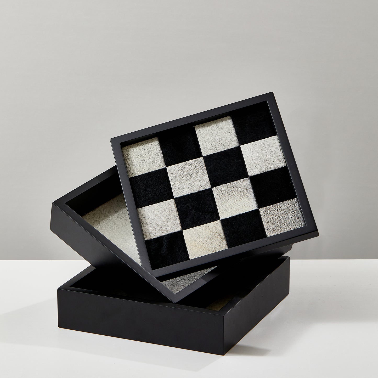 Charlie Horsehair Checked Organizer