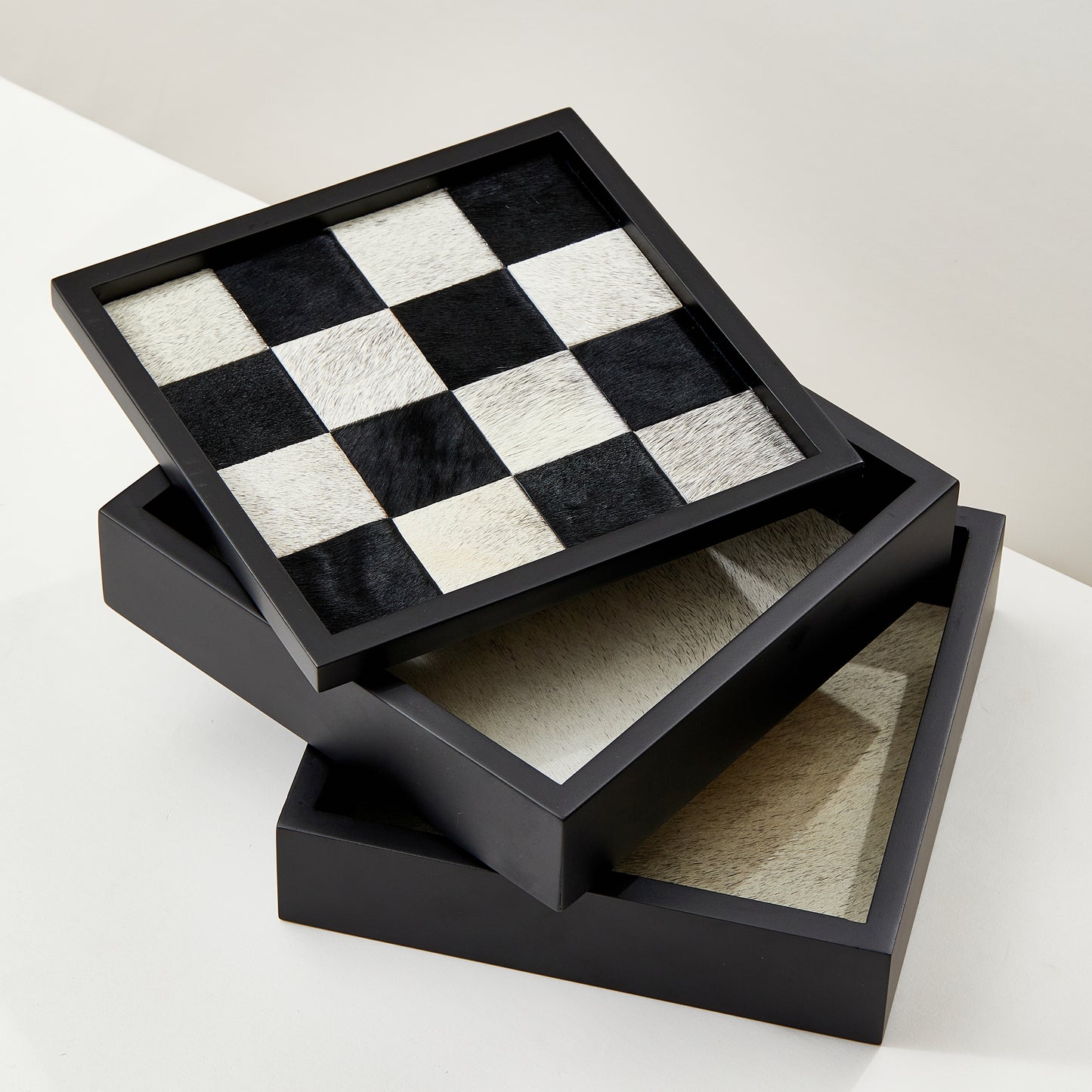 Charlie Horsehair Checked Organizer