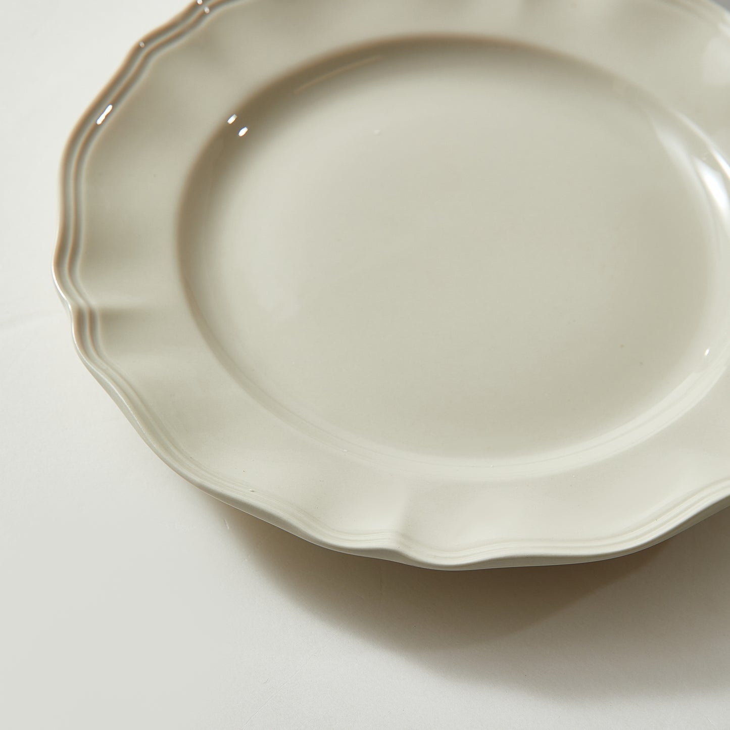 Savieri Ivory Dinner Plate