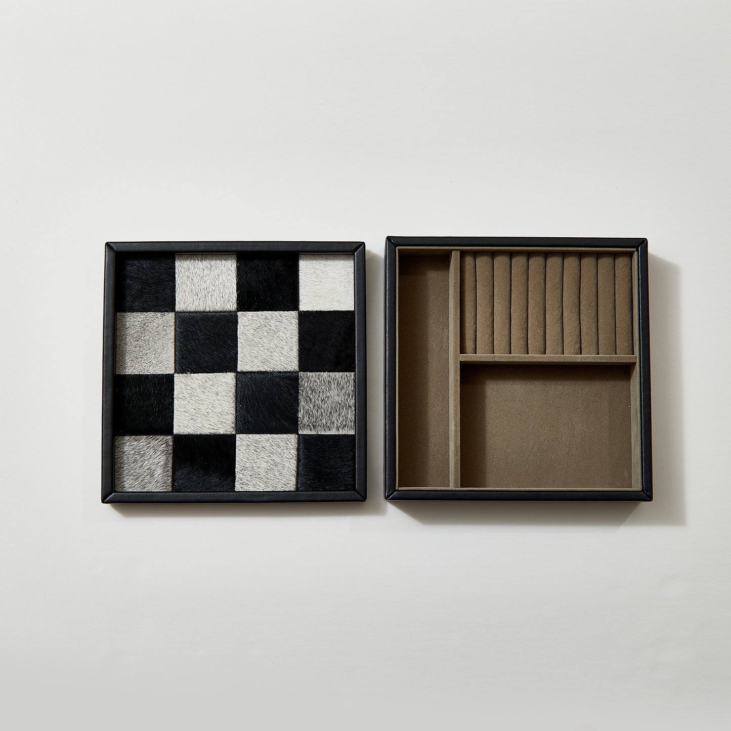 Charlie Horsehair Checked Organizer