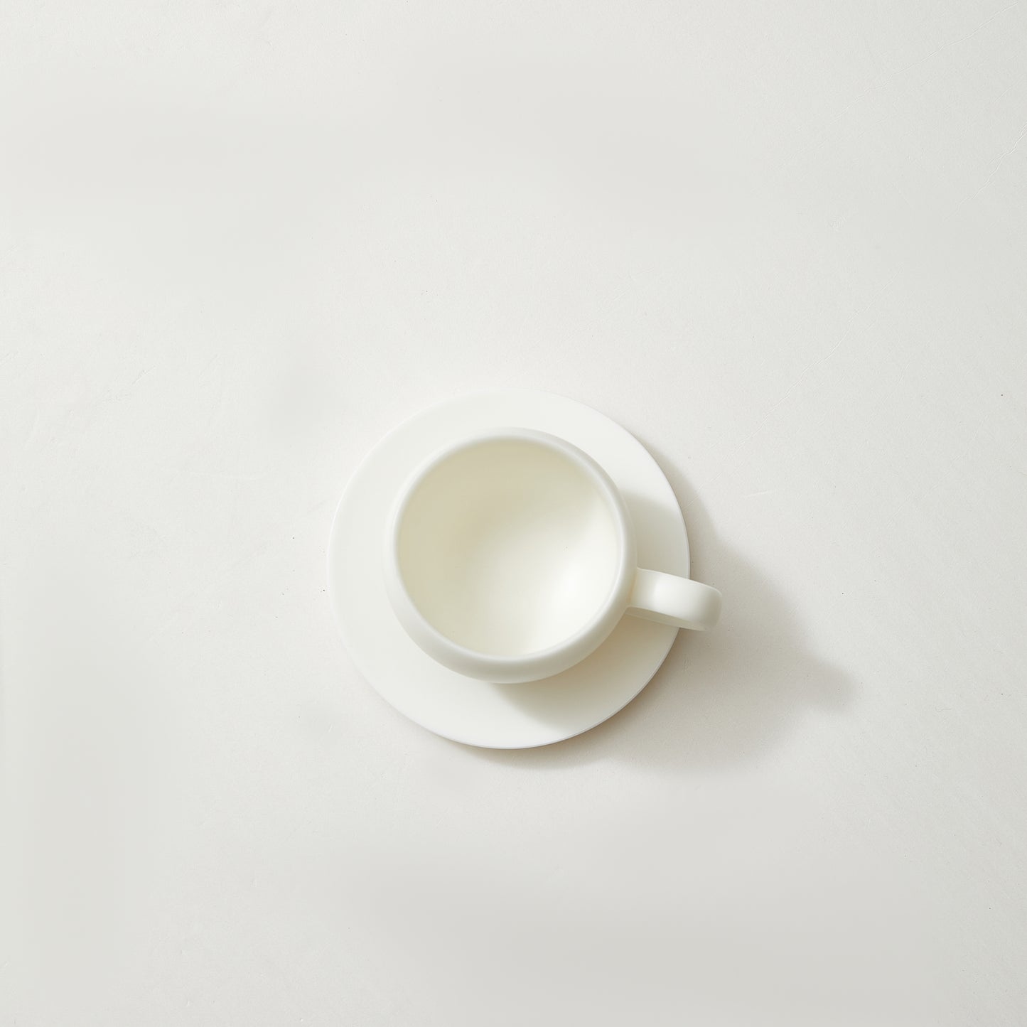 Matte Ivory Jade Coffee Cup set
