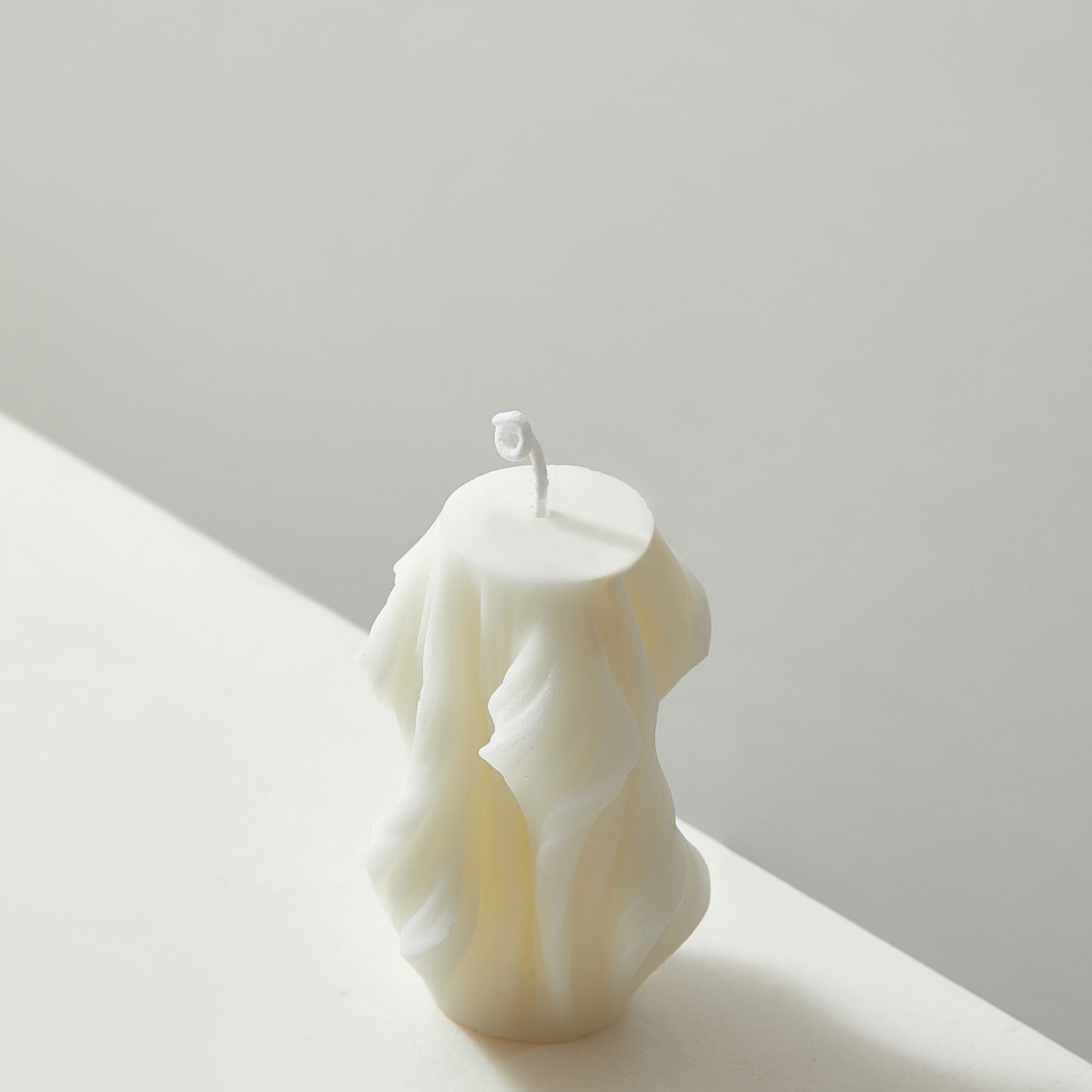 Spiraling Shaped Scented Candle