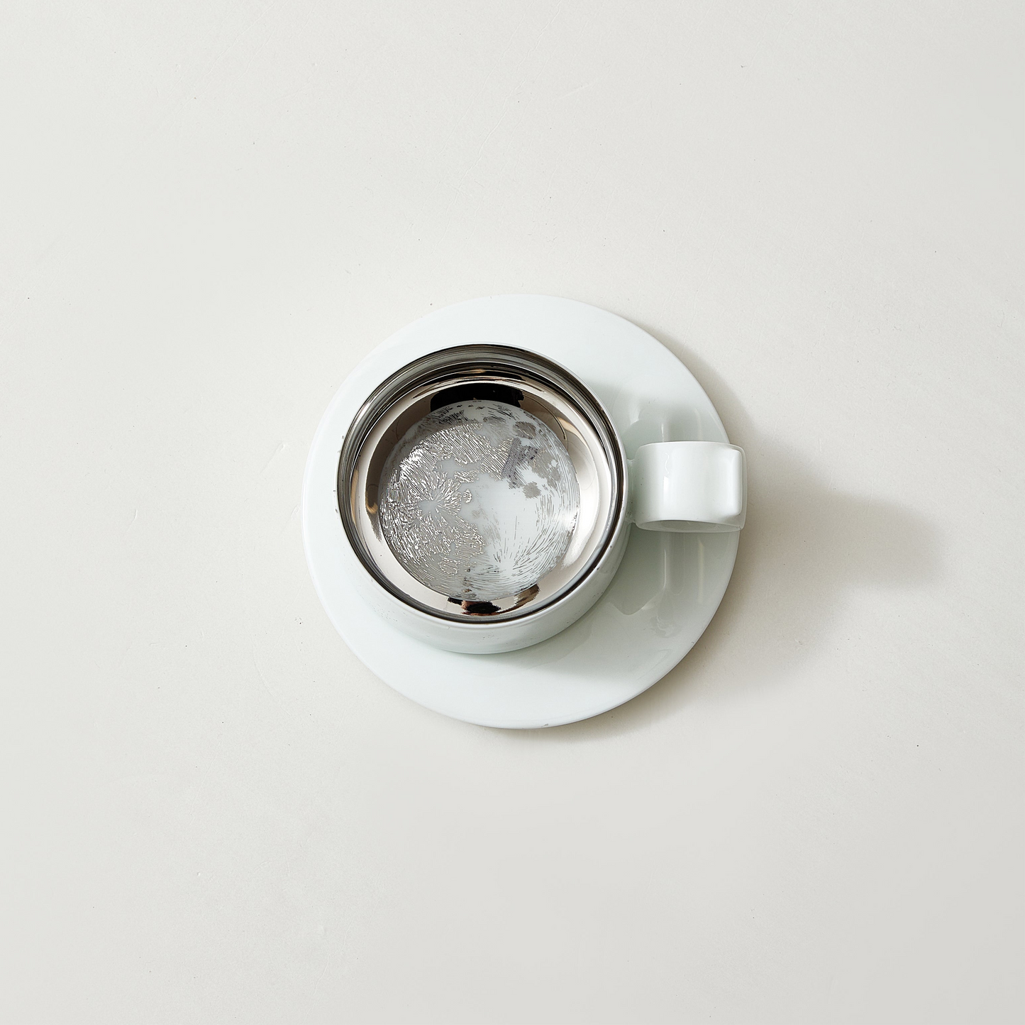 Silent Moon - Engraved Coffee Cup