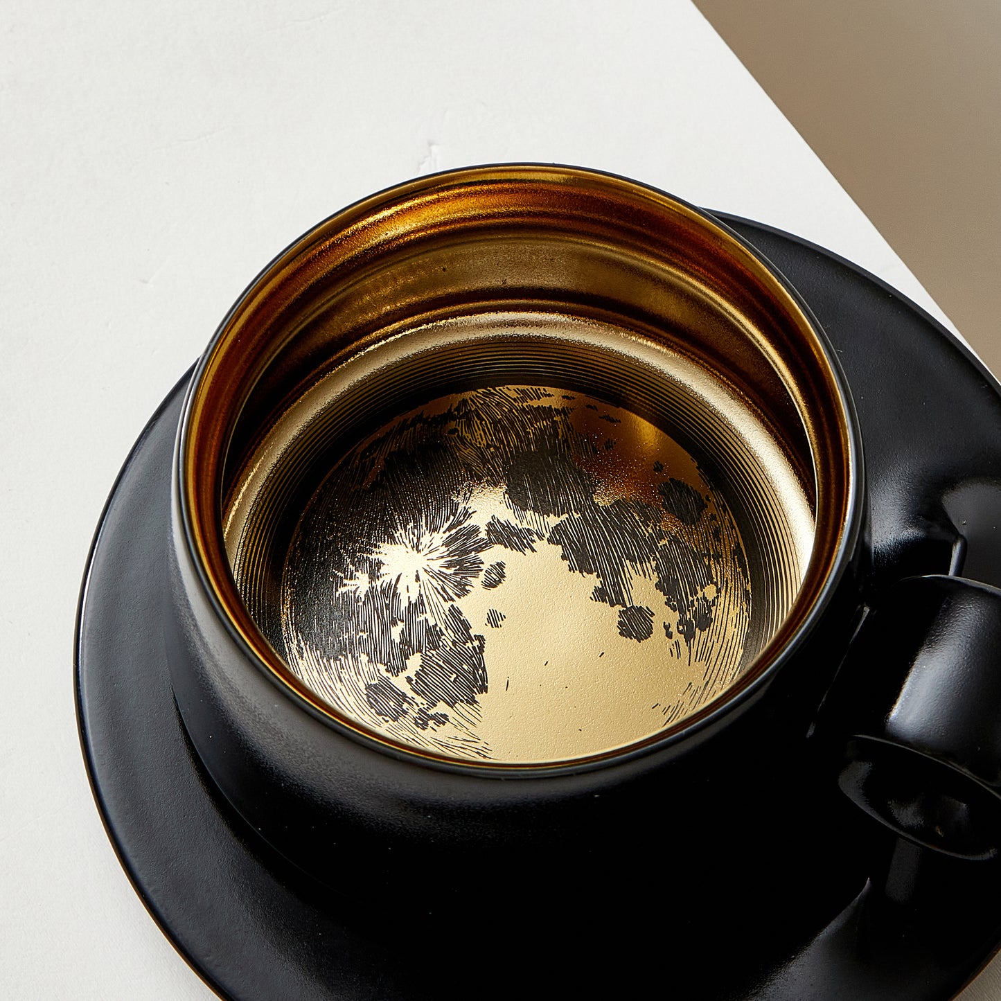 Gilded Night - Engraved Coffee Mug