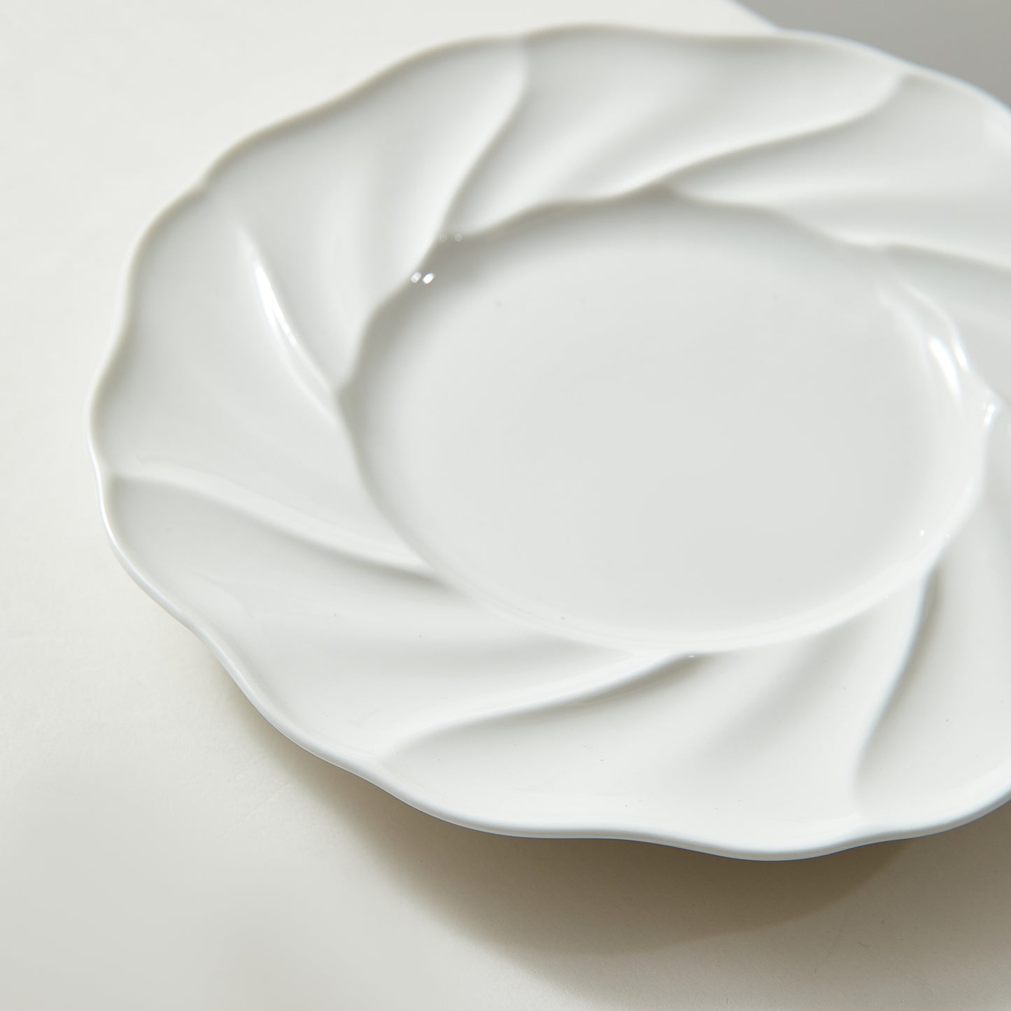 Cream White Dinner Plate