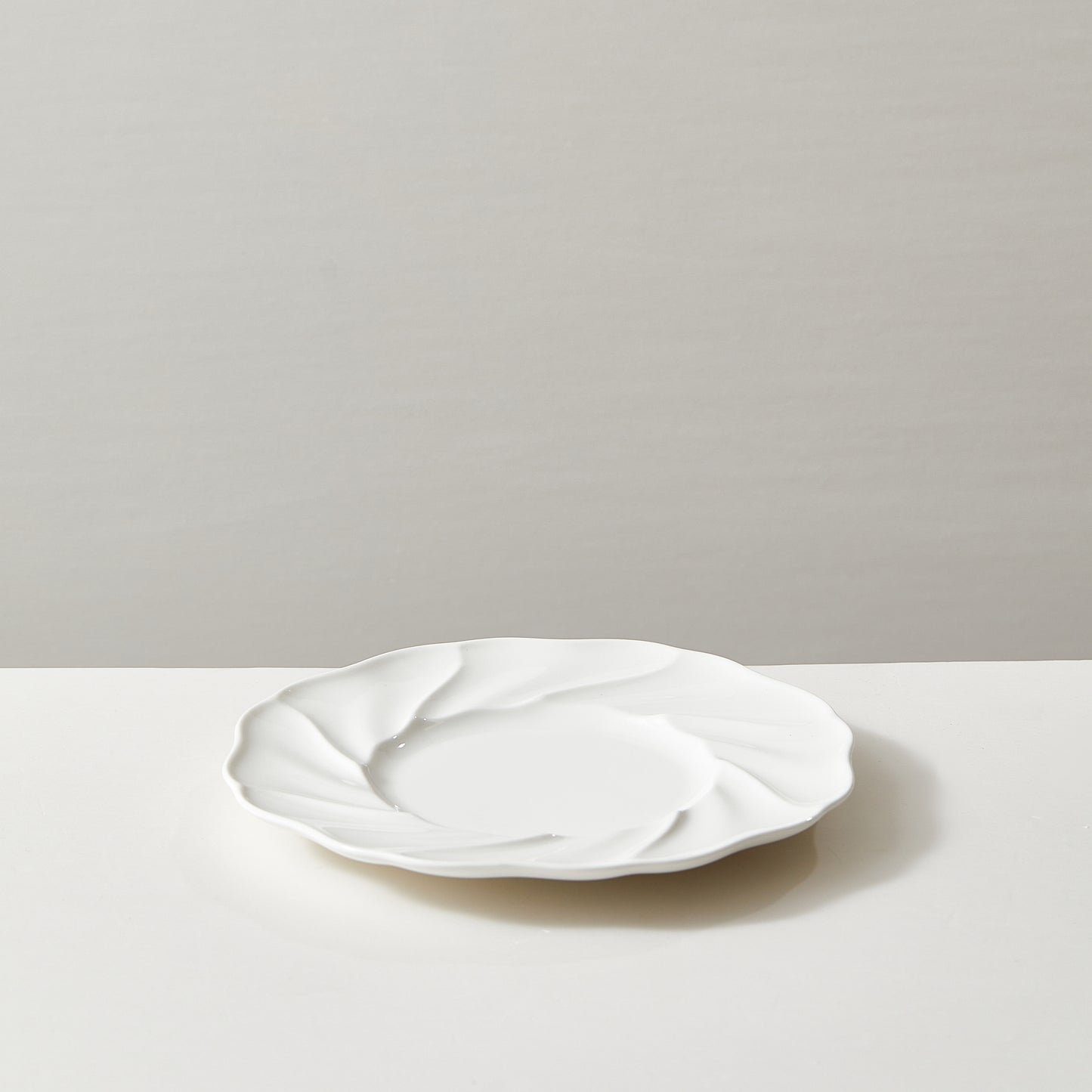 Cream White Dinner Plate